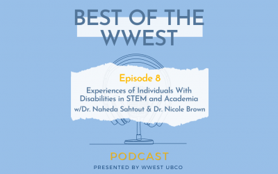 Episode 8: Experiences of Individuals With Disabilities in STEM and Academia w/Dr. Naheda Sahtout & Dr. Nicole Brown